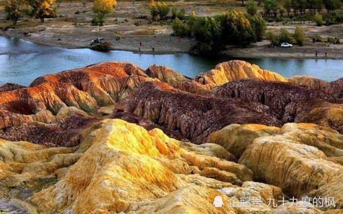 新疆五彩滩爆料视频播放,壮美风光引网友热议，揭秘大自然的奇幻画卷